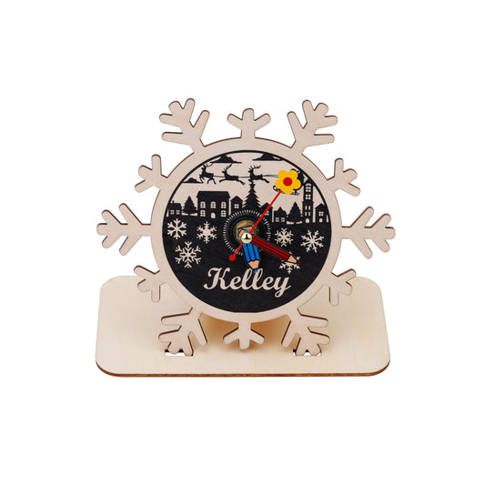 Christmas Gift Custom Wooden Clock