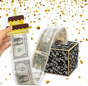 Birthday Money Box for Cash Gift