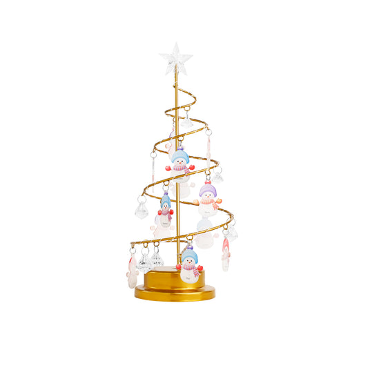 Christmas Gift Custom Family Name Crystal Tree Lights