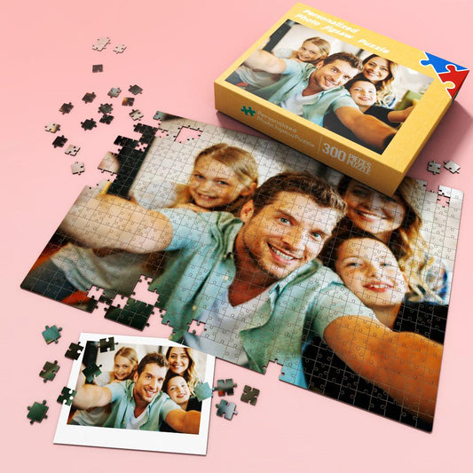 Personalized Puzzles Custom Photo Jigsaw Puzzle Happy 300-1000 Pieces Best Gifts Ideas