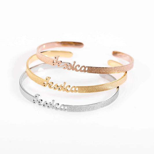 Frosted bangle