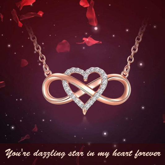 Mother's Day Gift Infinity Heart Necklace For Lover