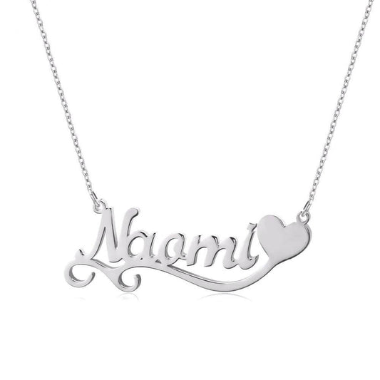 Little Heart name necklace