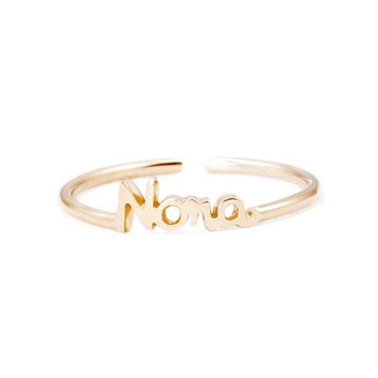 Personalize Your Name Ring